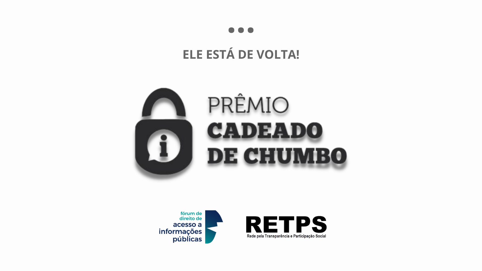 Votações abertas: público irá escolher os vencedores do Prêmio Cadeado de Chumbo 2023